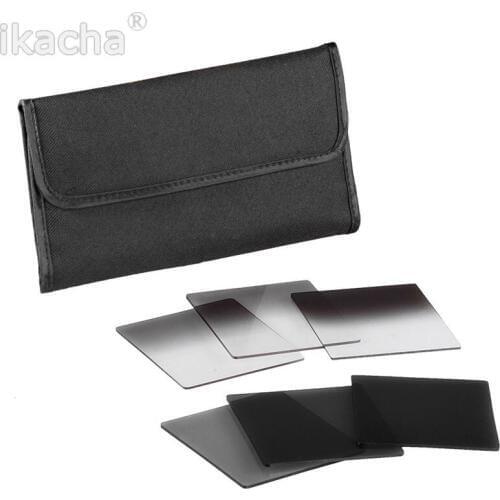 6pcs ND2 ND4 ND8 Gradual ND2 4 8 Camera Lens Filter Set for Cokin P