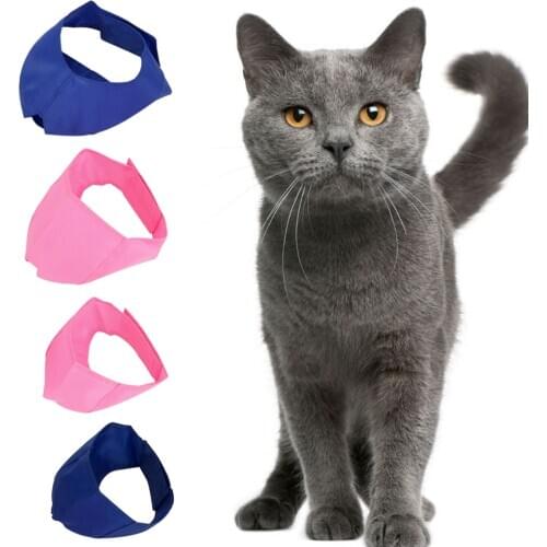 Blindfold Patch Cat Bath Cosmetic Beauty Grooming Cat protective Cover Muzzle Pet Eye Mask