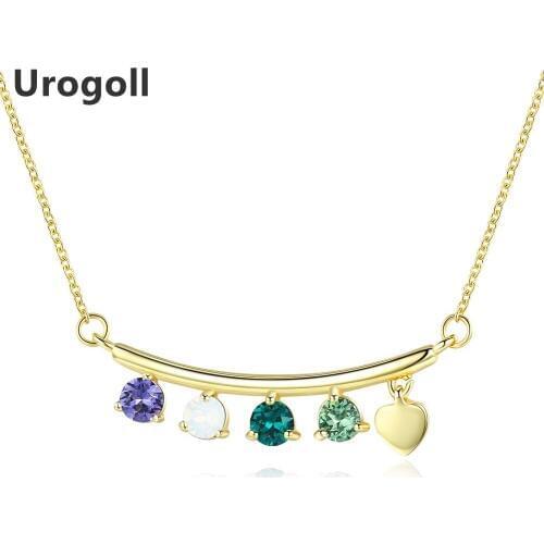 Genuine S925 Sterling Silver Fine Jewelry Luxury Crystal Pendant Necklaces For Women Engagement Wedding Silver 925 Jewelry Gifts