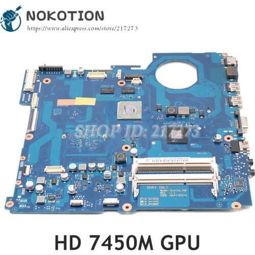NOKOTION BA92-09430A BA92-09430B BA92-09429A BA41-01532A For Samsung NP-RV515 RV515 laptop motherboard HD7450M GPU DDR3