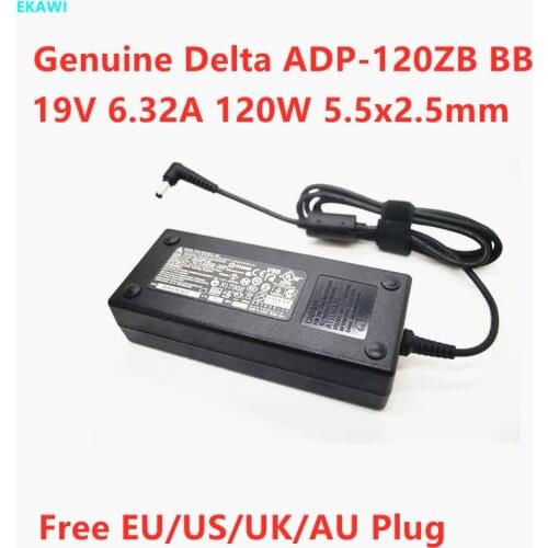 Genuine Delta ADP-120ZB BB 19V 6.32A 120W ADP-120ZB AB AC Adapter For ASUS N46VM N76VM N76VZ GL753VD Laptop Power Supply Charger
