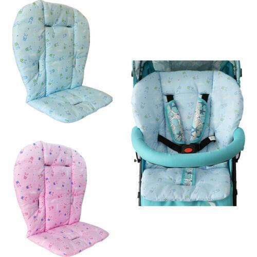 Baby Stroller Cushion Portable Baby Seat Warm Cartoon Rabbit Pattern Liner Mat High Chair Seat Cart Mattress Pad Protector