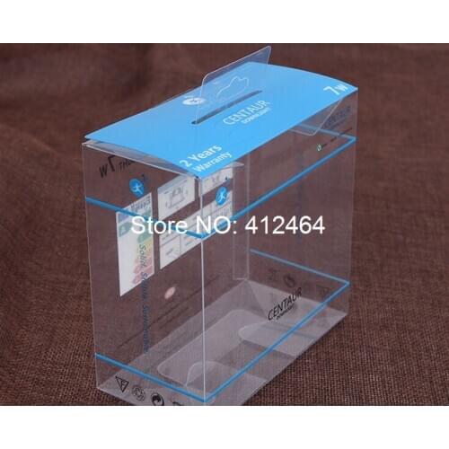 Food packaging transparent box, UV printing CMYK, food packaging transparent box