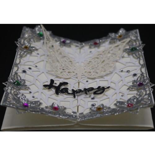 ZhuoAng Butterfly greeting card Cutting/DIY Paper Card Craft Embossing Die Cut DIY scrapbooking Die cutting machine