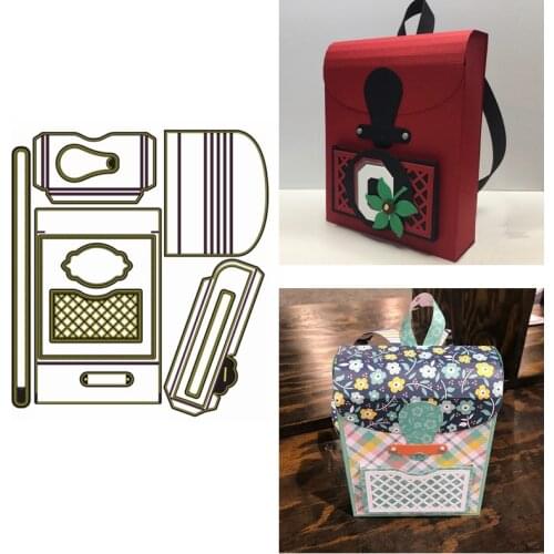 Lovely 3D Backpack Combination Multifunction Gift Box For DIY Scrapbooking Craft Paper Cards Album 2020 Hot Sale