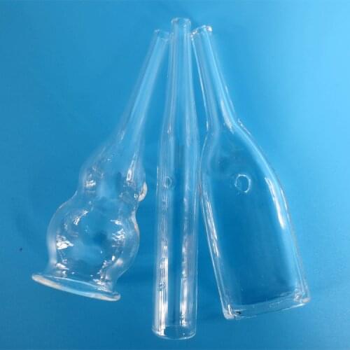 Vacuum glasses tubes for black head acne spot removal cupping therapying Spray Facial face Beauty Machine accessories 3pcs/lot