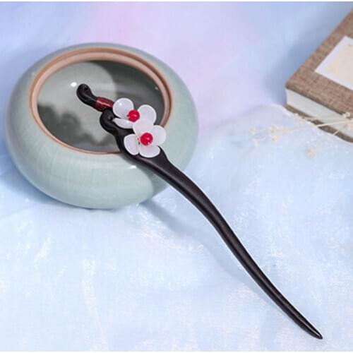 Ancient Chinese Hairpins Clips Pearls Flower Headpieces for Women Hanfu Dress Hair Forks Sticks Hair Styling Jewelry FORSEVEN