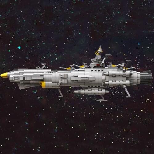 Famous Ship Model Moc Block Star Space Wars Movie Kids Creative Toy Gifts Space Battleship Andromeda