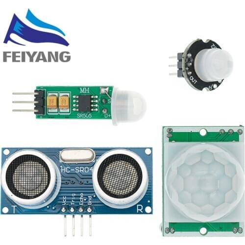 10PCS HC-SR501 SR505 SR602 SR04 Adjust IR Pyroelectric Infrared PIR Motion Sensor Detector Module