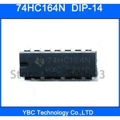 100pcs 74HC164 74164 74HC164N 8bit Serial-In/Parallel-Out Shift Register DIP-14