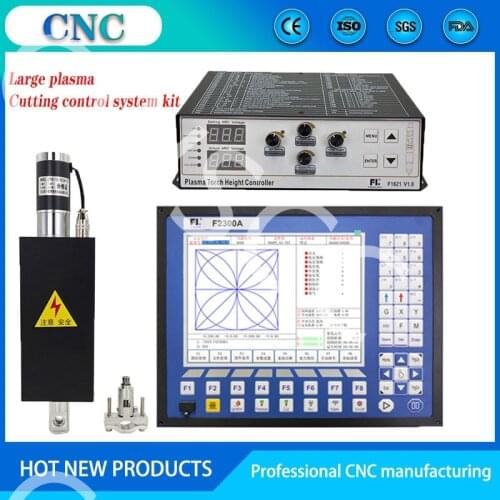 2-axis CNC plasma cutting kit F2300A digital arc voltage height controller F1621 HP105 JYKB-100-DC24V-T3 lifting body
