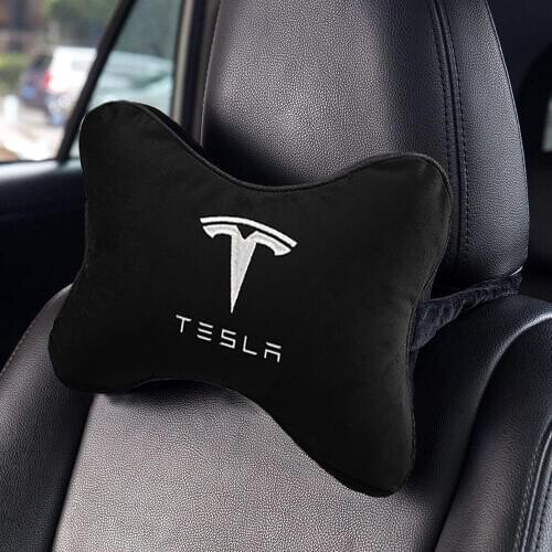 2020 car Headrest Pillow Car Pillow for Driving Seat with Adjustable Strap Designed to Relieve Neck Pain for tesla model3 S X