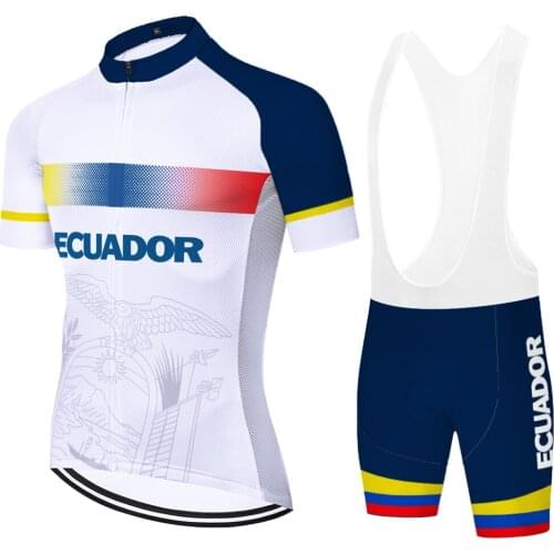2021 Ecuador Roupa Ciclismo Masculino Culote Ciclismo Hombre Gel Maillot Ciclismo Hombre Fietskleding Heren Ciclismo Masculino
