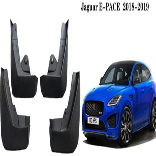 4pcs Front & Rear Fender for 2016-2020 Jaguar E-PACE/F-PACE Car Mud Flaps Splash Guard Mudguard Mudflaps