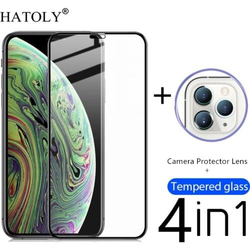 4in1 Protective Glass For Apple iPhone 13 Tempered Glass For iPhone 13 12 11 Pro XR X 7 8 Screen Protector For iPhone 13 Pro Max