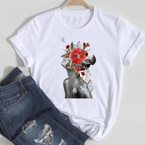 Women Watermelon Floral Butterfly Fashion Ladies 90s Cartoon Summer Graphic T Top Lady Print Tee Female Tshirts Clothes T-Shirt