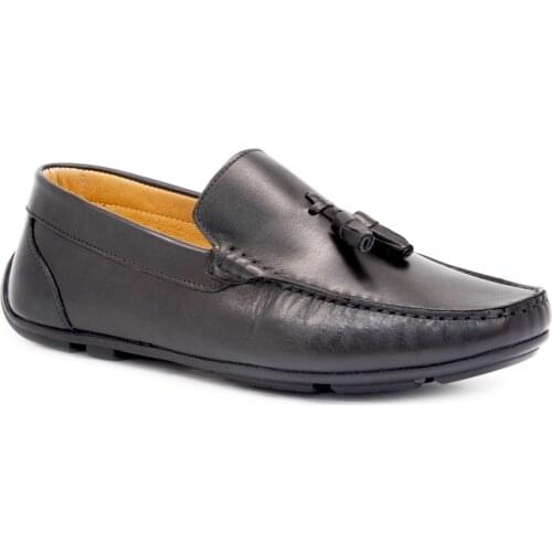 Gedikpasalı G 118 Black 2021 Summer Men 'S Shoes Real Cow Leather Natural Casual Seamy Hiking Breathable Tassel Elevator Flexible Stylish