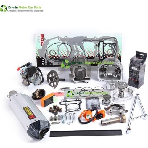 GY6 125cc 150cc upgrade to GY6 180cc add power at least 30% Racing Camshaft CDI Muffler Performance Exhaust ,Oil pump and Gear