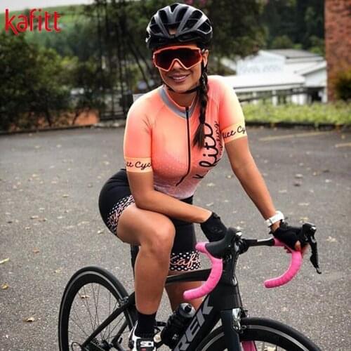 Kafitt proTeam triathlon cycling jersey sweatshirt short-sleeved mountain bike tights Maillot suit womens jumpsuit summer