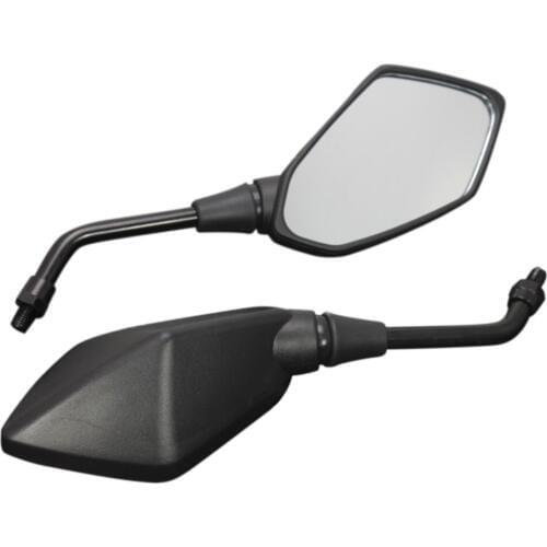 KKMOON 1 Pair Universal Motorcycle Scooter Aluminum Alloy Rearview Side Mirror Modified Accessories for 8mm 10mm