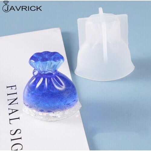 Crystal Epoxy Resin Mold Purse Lucky Bag Decoration Casting Silicone Mould DIY Crafts Jewelry Ornaments Making Tools