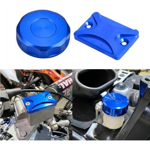 Front&Rear Brake Reservoir Cover For Yamaha YFZ 450R Raptor YFM 700R 2009-2020 brake Fluid Cylinder Master Reservoir Cover