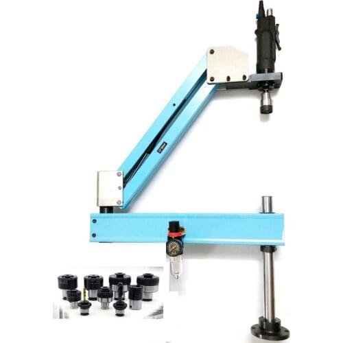 M3-M12 DIN Vertical Type Pneumatic Air Tapping Tool Machine-working Taps Threading Holder Auto Protect collect Tapping Capacity