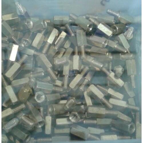 M3 Male x M3 Female 8mm Long Hexagonal Brass PCB Standoffs Spacers