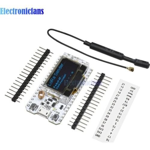 SX1276 ESP32 LoRa 0.96 Inch Blue OLED Display Bluetooth WIFI Lora Kit 32 Module IOT Development Board 868MHz 915MHz for Arduino