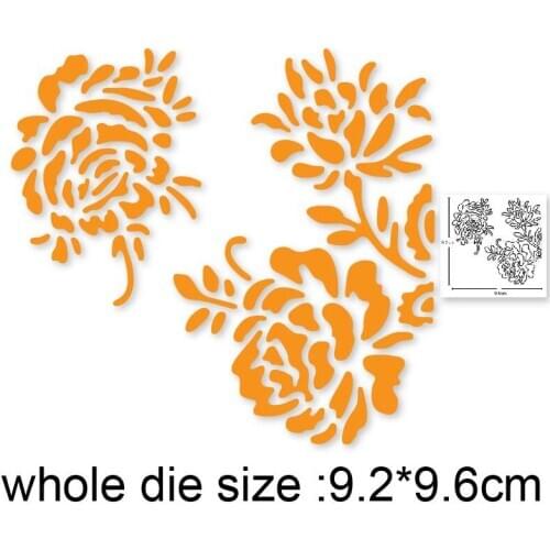 Metal dies Flower Leaf Frame Cutting Dies Stencils dies for DIY Scrapbooking Album Paper Cards Making Decorations Embossing dies