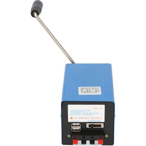 20W Portable High Power Hand-cranked Charging Generator 2000 RPM USB Charging Emergency Survival Miniature Generator