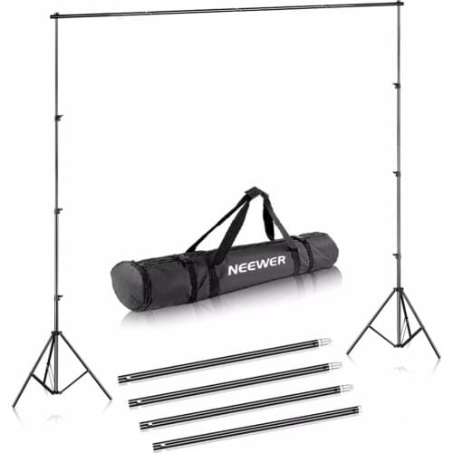 Neewer 6.5x10 feet/2x3 meters Background Stand Support Kit for Portrait,Product Photography and Video Shooting