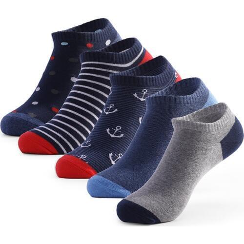 2020 New High Quality Mens boat Socks Cotton Summer Sports Large Size Breathable Socks Shallow Mouth low-top Male Socks