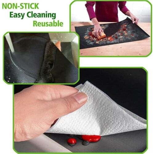 New Non-Stick Easy Cleaning Reusable High Temperature Resistance Craft Sheet Oven Baking Pad Mat 40cm * 33cm Heat Proof Mat