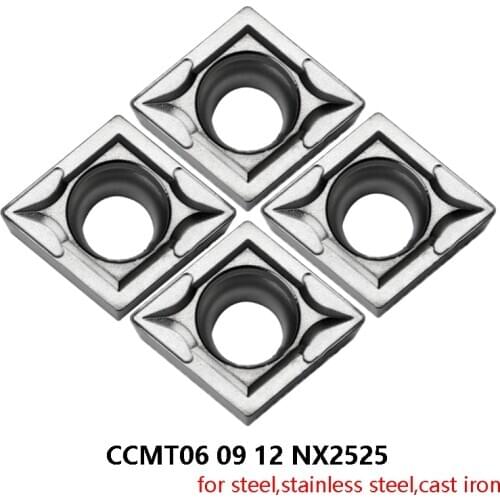 Original CCMT CCMT060202 CCMT060204 CCMT060208 CCMT09T302 CCMT09T304 CCMT09T308 NX2525 Carbide Inserts Lathe Turning Cutter Tool