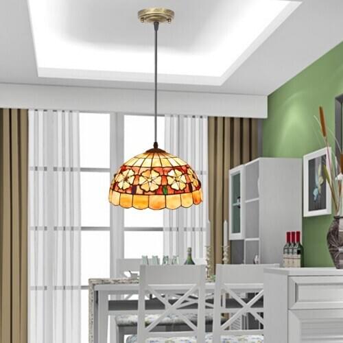 Shell pendant lamp chandelier lamp are restaurant study entrance balcony bar Chandelier