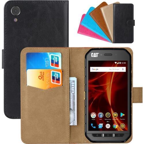 Luxury Wallet Case For Caterpillar Cat S41 PU Leather Retro Flip Cover Magnetic Fashion Cases Strap