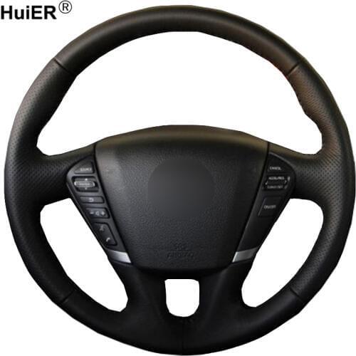 Hand Sewing Car Steering Wheel Cover For Nissan Teana 2008 - 2010 2011 2012 Murano 2009 - 2013 2014 Quest 2011- 2015 2016 2017