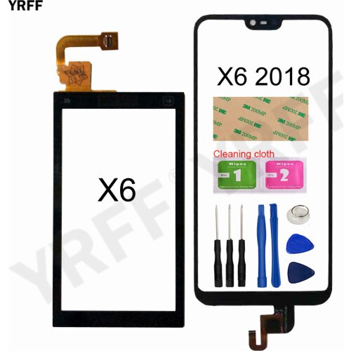 For Nokia X6 Touch Screen For Nokia 6.1 Plus For Nokia X6 2018 TA-1109 Touch Screen Digitizer screen Front Glass Lens Panel