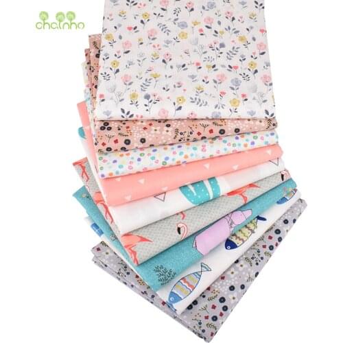 Floral&Cartoon Series, Printed Twill Cotton Fabric,Patchwork Clothes For DIY Sewing Quilting Baby&Childs Material,40x50cm