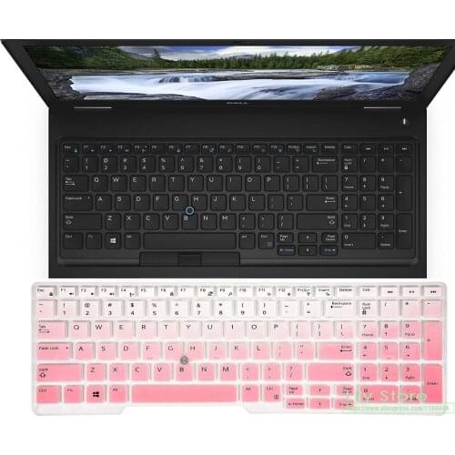For Dell Precision M7510 M3520 M5520 M7710 M7720 M7520 Latitude 5590 5591 E5550 E5570 5580 silicone Laptop Keyboard Cover Skin