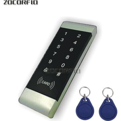 Narrow Door Rfid Access Control System Touch keypad Backlit Door Lock Controller Wiegand Input and Output Access Reader