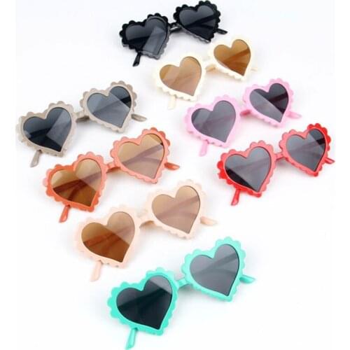 New Toddler Boy Girl Solid Love Pattern Sunglasses Sun Glasses Kid Eyeglasses Beach Eyewear Childrens Hearts Love Outdoor Wear