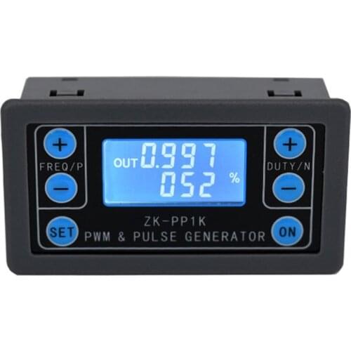 XY-APWM Dual LCD PWM Signal Generator 1-Channel 1Hz-150KHz PWM Pulse Frequency Duty Cycle Adjustable Square Wave Generator