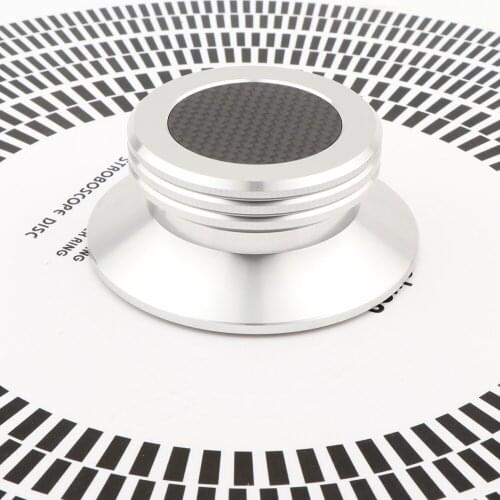YTER LP-320S carbon fiber aluminum alloy LP Vinyl Turntables Metal Disc Stabilizer Record Weight/Clamp HiFi