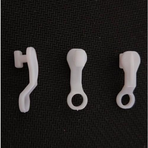 50pcs/pack Rail Runner Replacement Indoor Sturdy Grip Clip On Bathroom Drape Accessories For Home Curtain Glider Hook Track Ring