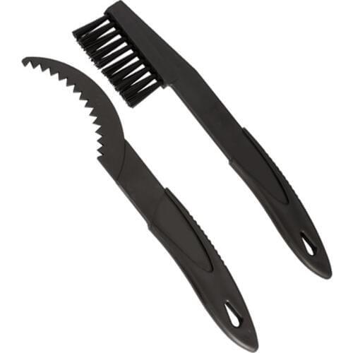 2 Pcs/Set Bicycle Chain Clean Brush Cleaning Bike Cycling Cleaner Scrubber Tools FK88