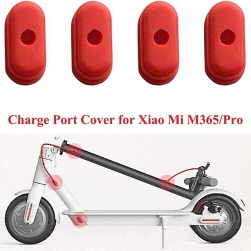 4/5pcs New Rubber Charge Port Cover Dust-proof Charge Port Stopper for XiaoMi M365 Electric Scooter Parts Skateboard Accessories