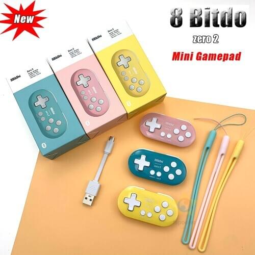 8BitDo ZERO 2 Bluetooth mini Gamepad for Nintendo Switch NS NX Nintendo Switch LITE Windows PC MAC IOS Android zero2 Edition
