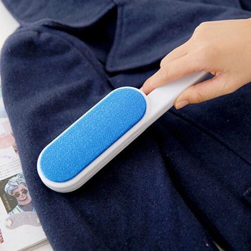 Anti-Static Lint Dust Hair Remover Cloth Dry Cleaning Brush Double-sides Sweater Sticky Wool Device Clothing Dust Brush
